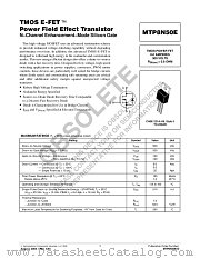 MTP8N50E datasheet pdf ON Semiconductor
