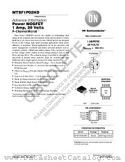 MTSF1P02HD datasheet pdf ON Semiconductor
