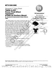 MTV10N100E datasheet pdf ON Semiconductor