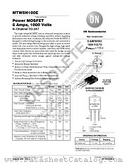 MTW6N100E datasheet pdf ON Semiconductor