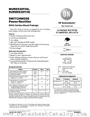MURD530 datasheet pdf ON Semiconductor