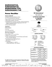 MURHD560 datasheet pdf ON Semiconductor