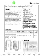 N01L6183A datasheet pdf ON Semiconductor