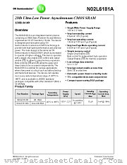 N02L6181A datasheet pdf ON Semiconductor