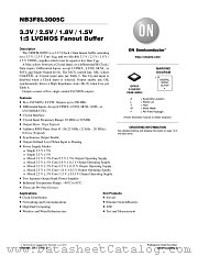 NB3F8L3005C datasheet pdf ON Semiconductor