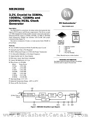 NB3N3002 datasheet pdf ON Semiconductor