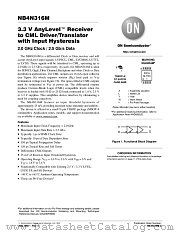 NB4N316M datasheet pdf ON Semiconductor
