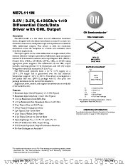 NB7L111M datasheet pdf ON Semiconductor