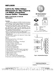 NB7L585R datasheet pdf ON Semiconductor