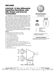 NB7L86M datasheet pdf ON Semiconductor