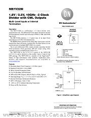 NB7V32M datasheet pdf ON Semiconductor