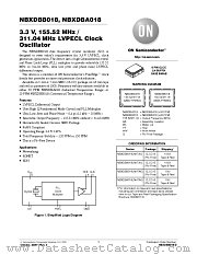 NBXDBB018 datasheet pdf ON Semiconductor