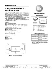 NBXSBA010 datasheet pdf ON Semiconductor