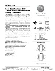 NCP1215A datasheet pdf ON Semiconductor