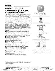 NCP1218 datasheet pdf ON Semiconductor