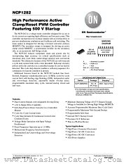 NCP1282 datasheet pdf ON Semiconductor