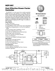 NCP1607 datasheet pdf ON Semiconductor