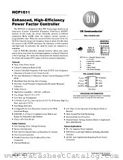 NCP1611 datasheet pdf ON Semiconductor