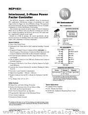 NCP1631 datasheet pdf ON Semiconductor
