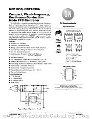 NCP1653 datasheet pdf ON Semiconductor