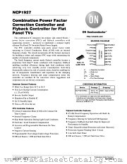 NCP1927 datasheet pdf ON Semiconductor