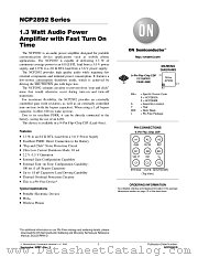 NCP2892 datasheet pdf ON Semiconductor