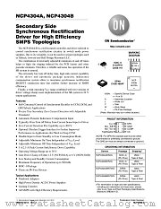 NCP4304 datasheet pdf ON Semiconductor