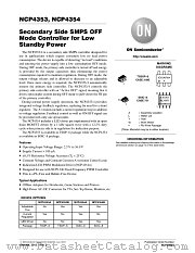NCP4353 datasheet pdf ON Semiconductor