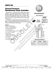 NCP5162 datasheet pdf ON Semiconductor