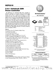 NCP5218 datasheet pdf ON Semiconductor