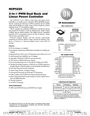 NCP5220 datasheet pdf ON Semiconductor