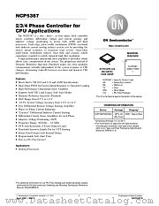 NCP5387 datasheet pdf ON Semiconductor