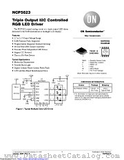 NCP5623 datasheet pdf ON Semiconductor