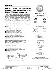 NCP702 datasheet pdf ON Semiconductor