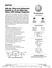 NCP703 datasheet pdf ON Semiconductor