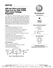 NCP729 datasheet pdf ON Semiconductor