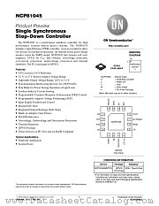 NCP81045 datasheet pdf ON Semiconductor