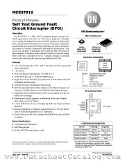 NCS37012 datasheet pdf ON Semiconductor