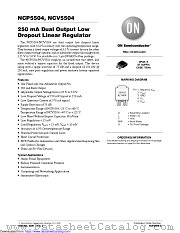 NCV5504 datasheet pdf ON Semiconductor