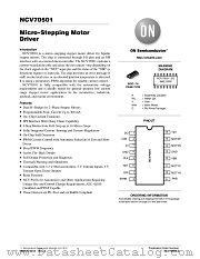 NCV70501 datasheet pdf ON Semiconductor