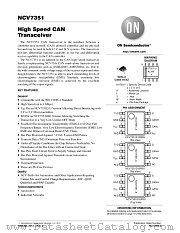 NCV7351 datasheet pdf ON Semiconductor
