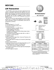 NCV7380 datasheet pdf ON Semiconductor