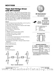 NCV7703B datasheet pdf ON Semiconductor