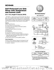 NCV8408 datasheet pdf ON Semiconductor