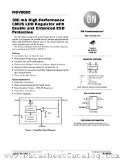 NCV8603 datasheet pdf ON Semiconductor