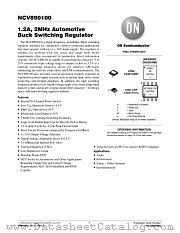 NCV890100 datasheet pdf ON Semiconductor