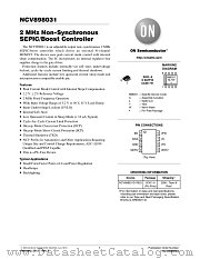 NCV898031 datasheet pdf ON Semiconductor
