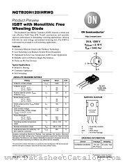 NGTB20N120IHR datasheet pdf ON Semiconductor