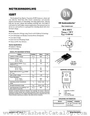 NGTB30N60IHLW datasheet pdf ON Semiconductor