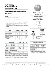 NJT4030P datasheet pdf ON Semiconductor